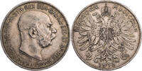 Österreich, Kaiserreich 2 Corona Franz Joseph I. (1848-1916) - Kursmünze (1912-1913) -