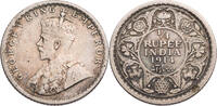 1/4 Rupee 1914 Indien, Britisch George V. (1910-1936) - Kursmünze (1912-1936) - Kalkutta ss