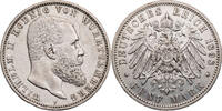 Kaiserreich, Württemberg 5 Mark Wilhelm II. (1891-1918) - Kursmünze (1892-1913) -