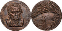 Frankreich, 5. Republik Medaille Auf James Fenimore Cooper v. Marguerite Lavrillier-Cossacceanu -