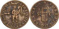 Rechenpfennig 1608 Niederlande, Dordrecht Tag des Gebets ss