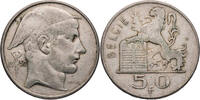 Belgien 50 Francs Baudouin (1951-1993) - Kursmünze (1948-1954) - Flämische Legende -