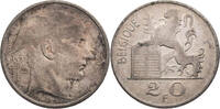Belgien 20 Francs Baudouin (1951-1993) - Kursmünze (1948-1955) - Französische Legende -