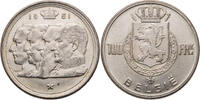 Belgien 100 Frank (100 Francs) Leopold I, Leopold II, Albert I und Leopold III -
