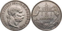 Ungarn 5 Corona Franz Josef I. (1848-1916) - Kursmünze (1900-1909) -