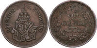 1 Sik / ½ Fuang / 1⁄16 Baht 1876 (1238) Thailand Rama V. (1868-1910) ss/s