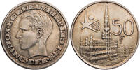 Belgien 50 Francs Baudouin (1951-1993) - Weltausstellung in Brüssel -