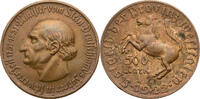 Provinz Westfalen 500 Mark 1922 Minister vom Stein vz, Kratzer, Fleck