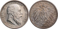 Kaiserreich, Baden 2 Mark Friedrich (1856-1907) - Auf seinen Tod -