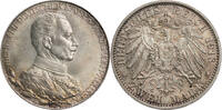 Kaiserreich, Preussen 2 Mark Wilhelm II. (1888-1918) - zum 25. Regierungsjubiläum -