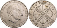 Spanien 100 Pesetas Francisco Franco - Kursmünze (1966-1970) -