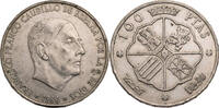Spanien 100 Pesetas Francisco Franco - Kursmünze (1966-1970) -