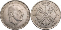 Spanien 100 Pesetas Francisco Franco - Kursmünze (1966-1970) -