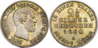 Lippe-Detmold, Fürstentum 2 1/2 Silbergroschen Paul Friedrich Emil Leopold III. (1851-1875) - Kursmünze (1860) -