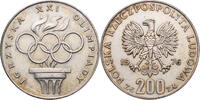 Polen, Volksrepublik 200 Zloty Olympische Spiele 1976 in Montreal -