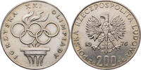 Polen, Volksrepublik 200 Zloty Olympische Spiele 1976 in Montreal -