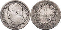 Vatikan 1 Lira Pius IX. (1846-1878) - Kursmünze (1867-1868) - Jahr XXIII -