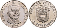 Panama 10 Centesimos Manuel Amador - Kursmünze (1975-1982) -