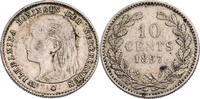Niederlande 10 Cents Wilhelmina (1890-1948) - Kursmünze (1892-1897) -
