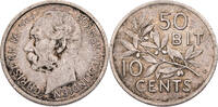 Dänisch Westindien 10 Cents Christian IX. (1863-1906) - Auf den Tod von Christian IX -