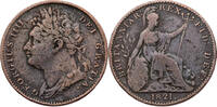 Großbritannien Farthing George IV. (1820-1830) - Kursmünze (1821-1826) -