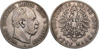 Kaiserreich, Preussen 5 Mark Wilhelm I. (1861-1888) - Kursmünze (1874-1876) -