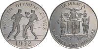 Jamaika 25 Dollars Auf die Olympischen Spiele 1992 in Barcelona - Boxen -