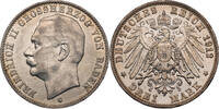 Kaiserreich, Baden 3 Mark Friedrich II. (1907-1918) - Kursmünze (1908-1915) -