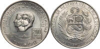 Peru 200 Soles Helden der Luftfahrt - Chavez und Quiñones -