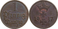Danzig 1 Pfennig Kursmünze (1923-1937) -