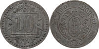 Danzig 10 Pfennig Kursmünze - mit kleiner Wertzahl -