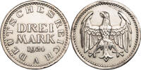 Weimarer Republik 3 Mark Kursmünze -