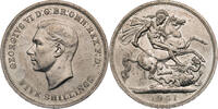 5 Shilling (1 Crown) 1951 Großbritannien Georg VI. (1936-1952) - Festival of Britain ss-vz, Rf.