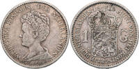 Niederlande 1 Gulden Wilhelmina (1890 - 1948) - Kursmünze (1910 - 1917) -