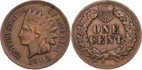 USA 1 Cent Indian Head Cent - Kursmünze (1864-1909) -