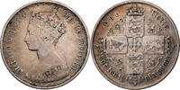 Großbritannien 1 Florin Victoria (1837-1901) - Kursmünze (1851-1887), Gothic type -