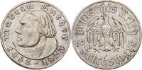 2 Reichsmark 1933 A Drittes Reich Zum 450. Geburtstag von Martin Luther ss-vz