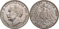 Kaiserreich, Baden 3 Mark Friedrich II. (1907-1918) - Kursmünze (1908-1915) -