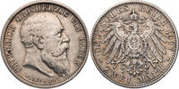 Kaiserreich, Baden 2 Mark Friedrich (1856-1907) - Auf seinen Tod -