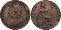 Großbritannien Half Penny Victoria (1837-1901) - Kursmünze (1895-1901) -