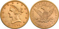 USA 10 Dollars Coronet Head with motto - Kursmünze (1866-1907) -