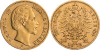Kaiserreich, Bayern 10 Mark Ludwig II. (1864-1886) - Kursmünze (1872-1873) -