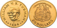 Liberia 20 Dollars William V. S. Tubman - selten, Auflage nur 100 Stück! -