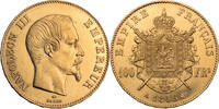 Frankreich 100 Francs 1858 A Napoleon III (1852-1870) - Kursmünze (1853-1859) ss-vz