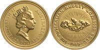 Australien 25 Dollars Elizabeth II (1952-2022) - 3rd Portrait - Gold Nugget - Golden Eagle -