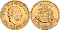 Island 500 Kronur 1961 Auf den 150. Jahrestag der Geburt von Jón Sigurðsson vz