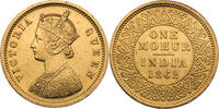 Britisch Indien Mohur (15 Rupees) 1862 Victoria (1837-1901) - Kursmünze (1862-1875) kl. Kratzer, son