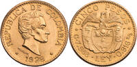 Kolumbien 5 Pesos Simon Bolivar - Kursmünze (1924-1930) -