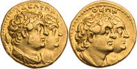 Ägypten, Königreich der Ptolemäer Tetradrachme Ptolemaios II. Philadelphos, zur Erinnerung an seine Vorfahren -