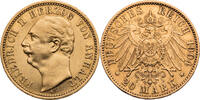 Kaiserreich, Anhalt 20 Mark 1904 A Friedrich I. (1871-1904) - Kursmünze ss
